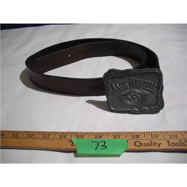 2014 Jack Daniels Belt Buckle & Western Belt (44”)