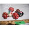 Image 1 : Hand Painted Wooden Ukrainian Eggs