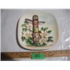 Image 1 : “Indian Totem Pole - British Columbia” Ceramic Legendware Wall Hanging