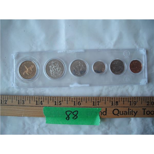 1867-1992 Canada 125 Coin Set in Plastic