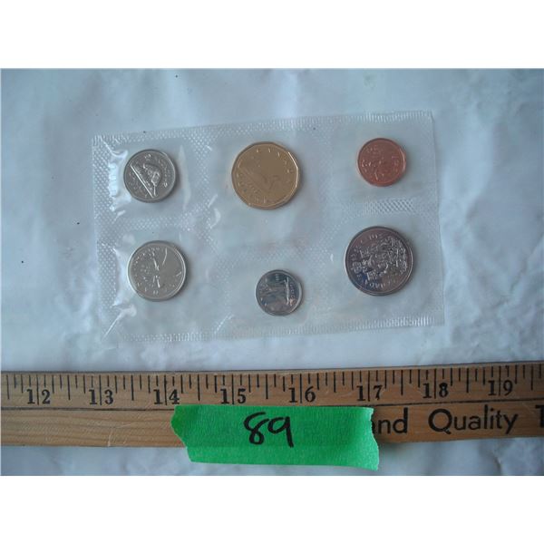 1993 Canada Coin Set Sealed in Plastic