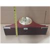 Image 4 : Bulova Westminster Mantle Clock – (No Glass) - Battery Operated (Needs Repair, Chime Works)