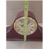 Image 9 : Bulova Westminster Mantle Clock – (No Glass) - Battery Operated (Needs Repair, Chime Works)