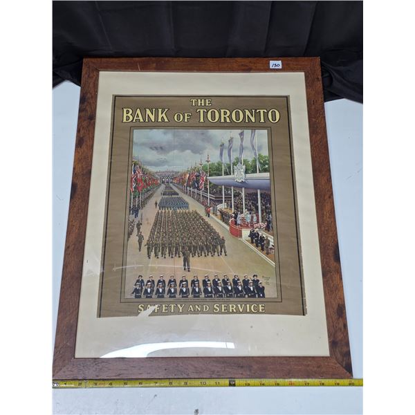 1946 bank of Toronto picture- 20" by 26"