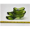 Image 1 : 2 Green glass shoes
