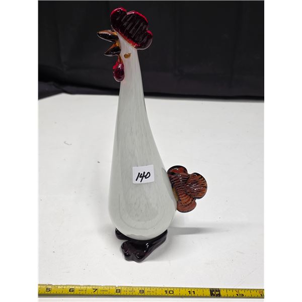 Glass rooster- made in China