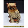 Image 1 : Chalkware owl coin bank