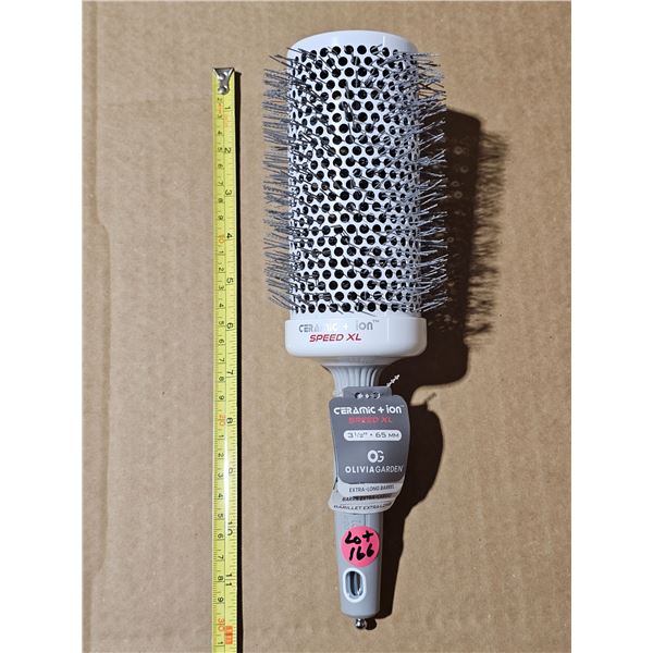 Unused Olivia Garden ceramic + icon speed 65XL Hair roller xtra long handle