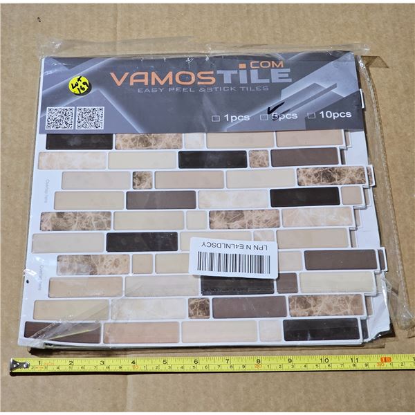 New in package Vamostile peel and stick Five pieces
