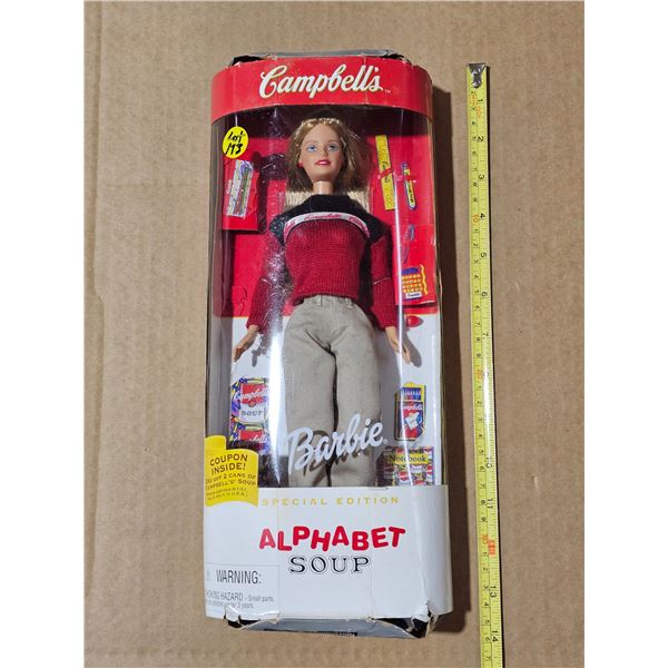 Rare Campbell soup limited edition Barbie in original box