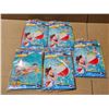 Image 1 : (4) New Bestway Blow up 20 inch beach balls, (1) Pk Pool Floaties