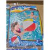 Image 2 : (4) New Bestway Blow up 20 inch beach balls, (1) Pk Pool Floaties