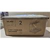 Image 1 : New 2 pack two tier under sink organizer with pull out drawers