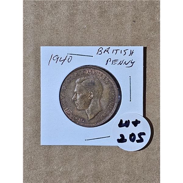 1940 British Penny