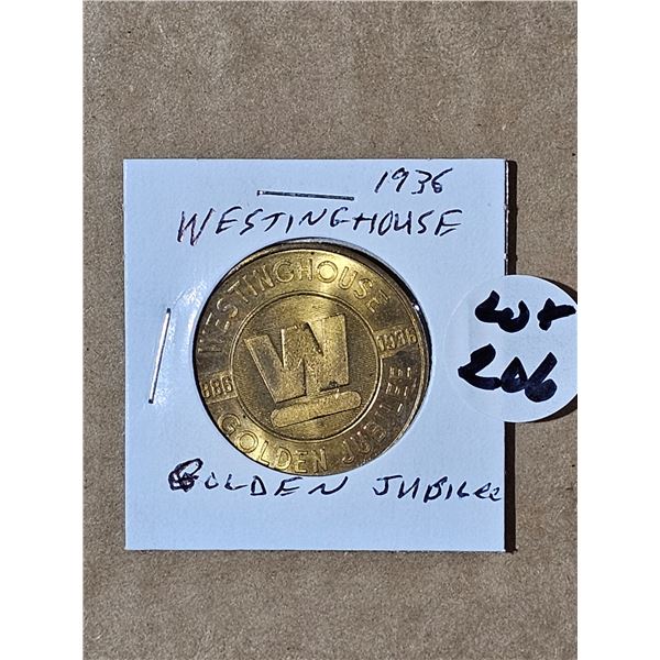 1936 Westinghouse Golden Jubilee coin