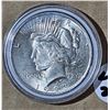 Image 2 : 1923 Brilliant Uncirculated Peace Silver Dollar in protective case MS65 *Unverified*