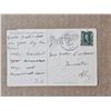 Image 2 : 1909 Easter Postcard with  RARE Ben Franklin green one cent stamp right facing