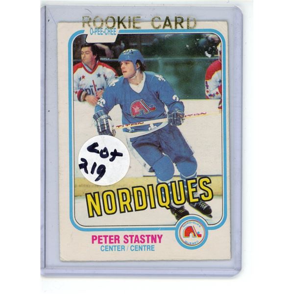OPC Peter Stastny Rookie Card