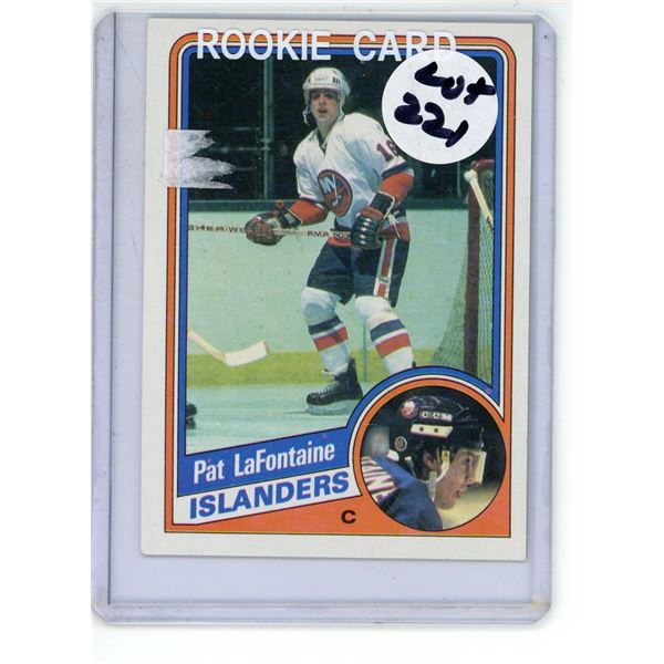 Topps Pat Lafontaine Rookie Card
