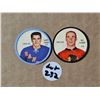 Image 1 : 1961/62 Salada Foods hockey coins Reg Fleming #24, Larry Cahan #93