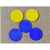 Image 2 : Five 1968/69 Shirriff hockey coins