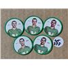 Image 1 : Five 1968/69 Shirriff hockey coins