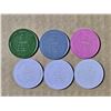 Image 2 : Six 1968/69 Shirriff hockey coins