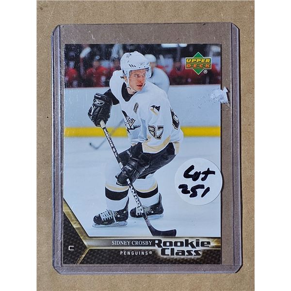 2005/06 Upper Deck Rookie Class Sidney Crosby rookie card #1