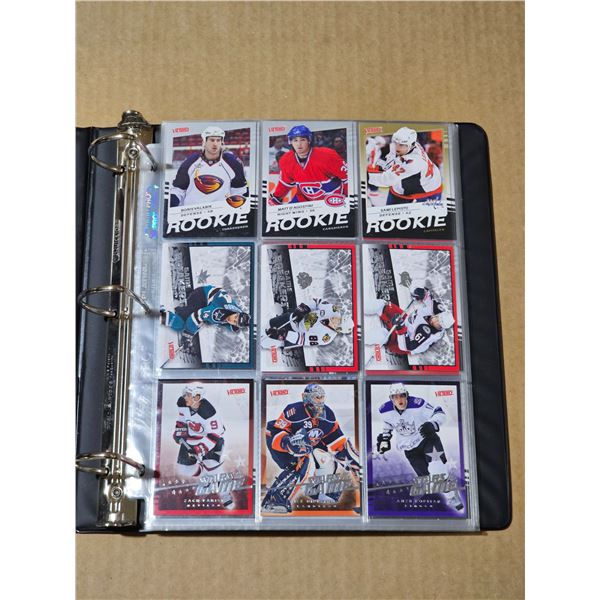 Book of 90 cards Upper Deck Victory Rookies, Canvas, MVP Hockey heroes etc.