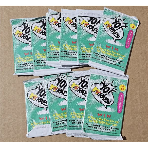 Yo MTV RAPS Musicards Ten packs in Factory packaging