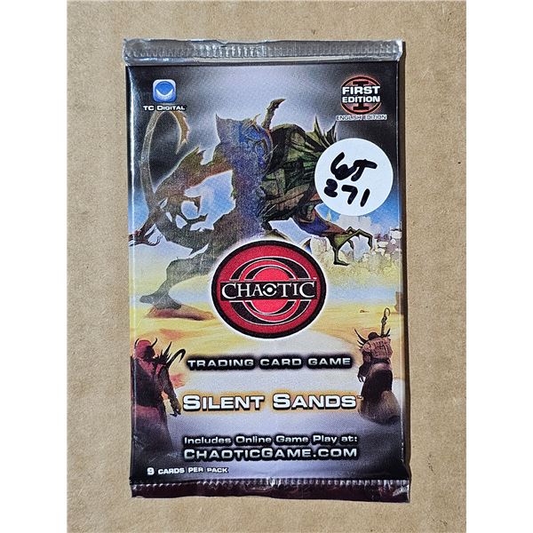 First Edition Chaotic Silent Sands booster pack factory package