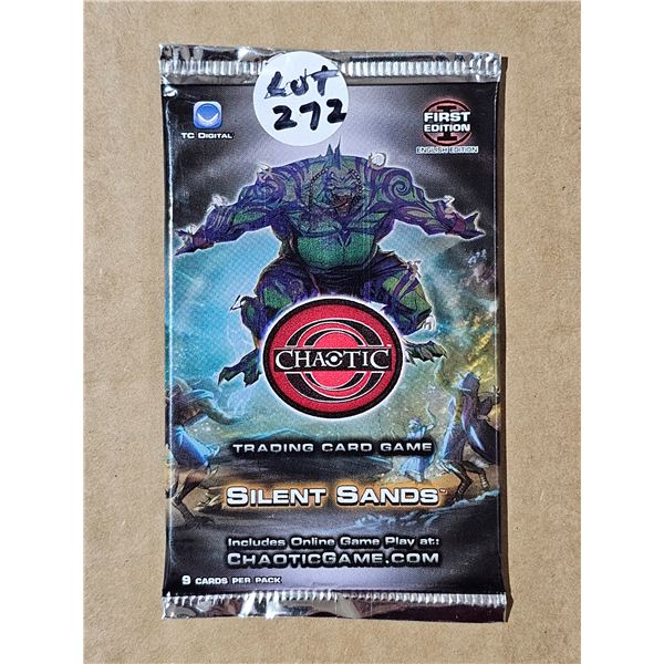 First Edition Chaotic Silent Sands booster pack factory package