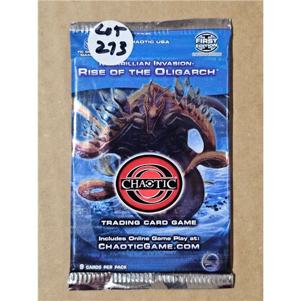 First Edition Chaotic Rise of the Oligarch booster pack factory package