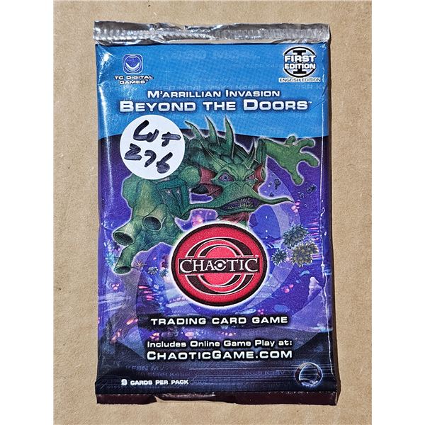 First Edition Chaotic Beyond the Doors booster pack factory package