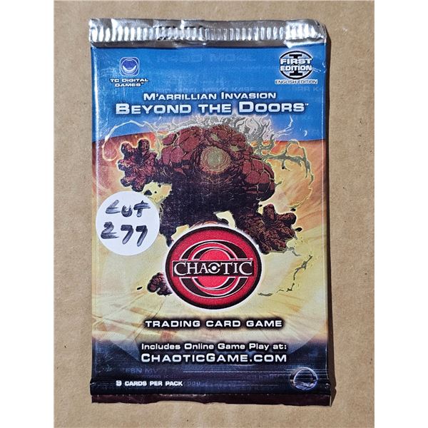 First Edition Chaotic Beyond the Doors booster pack factory package