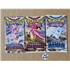 Image 1 : Pokemon Silver Tempest and Astral Radiance Three booster packs factory package