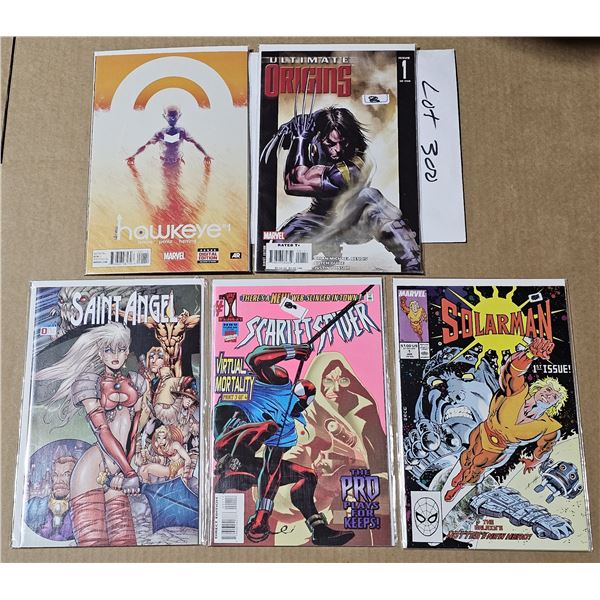 FIVE #1 Comics all NM or mint in Bags and backboards