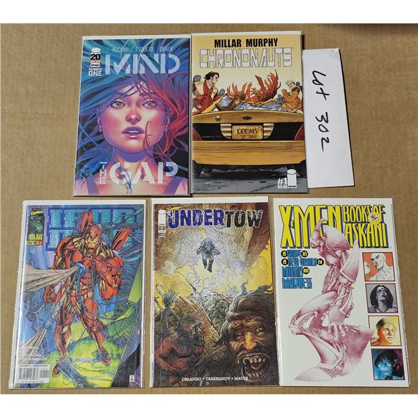 FIVE #1 Comics all NM or mint in Bags and backboards