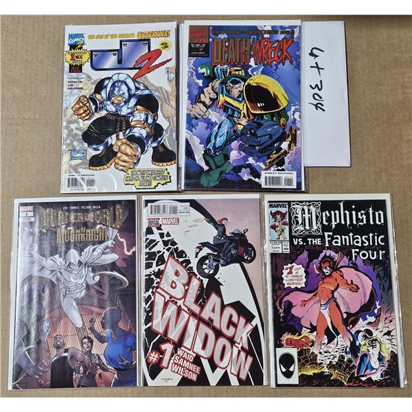 FIVE #1 Comics all NM or mint in Bags and backboards