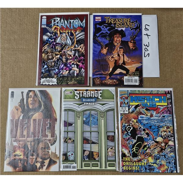 FIVE #1 Comics all NM or mint in Bags and backboards