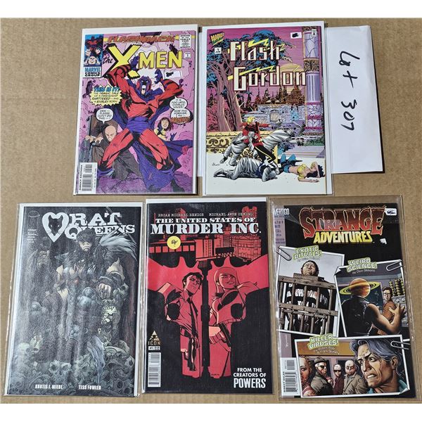 FIVE #1 Comics all NM or mint in Bags and backboards