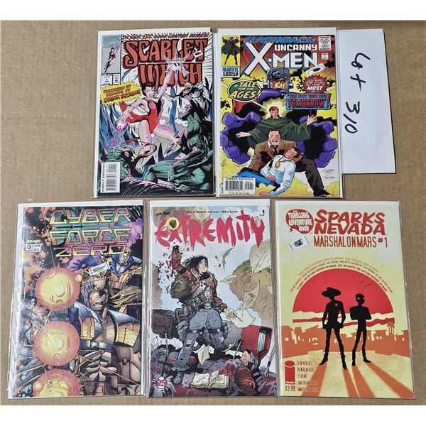 FIVE #1 Comics all NM or mint in Bags and backboards