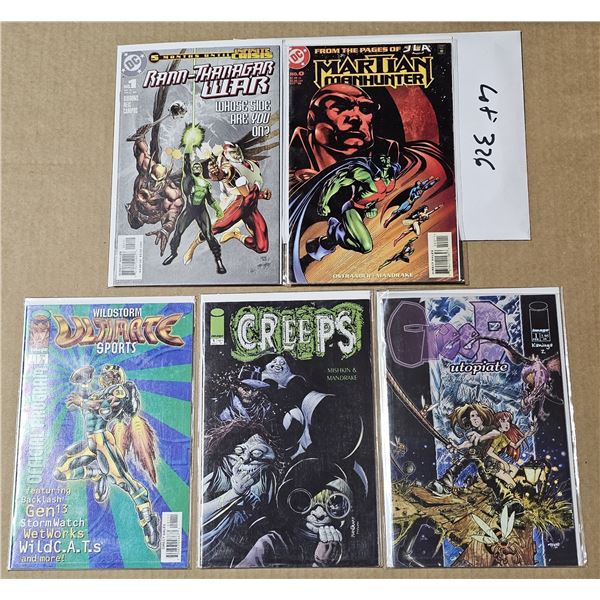 FIVE #1 Comics all NM or mint in Bags and backboards