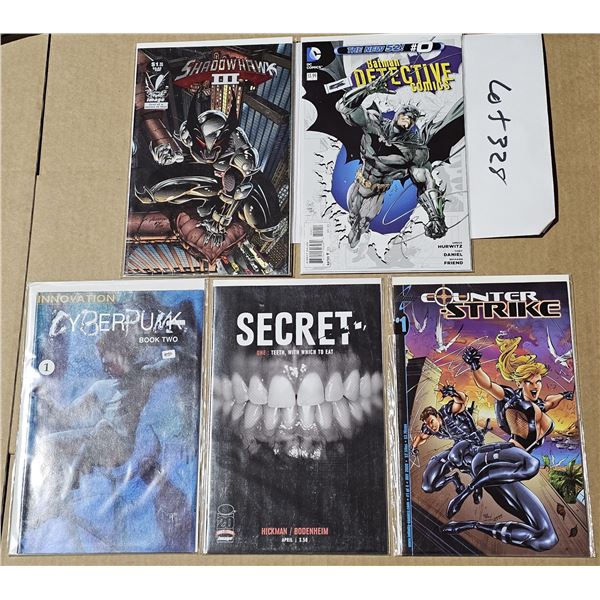 FIVE #1 Comics all NM or mint in Bags and backboards