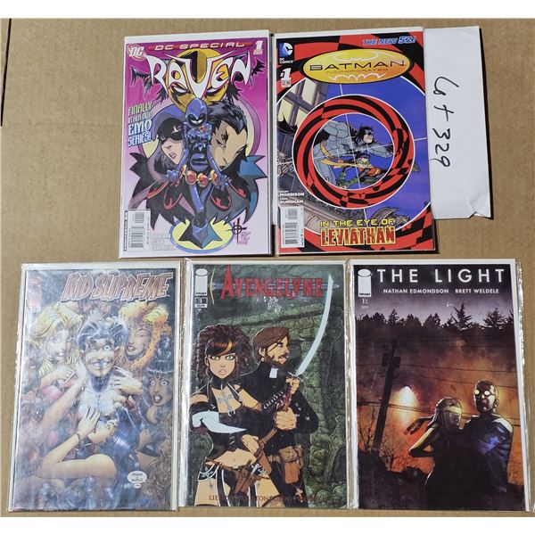 FIVE #1 Comics all NM or mint in Bags and backboards