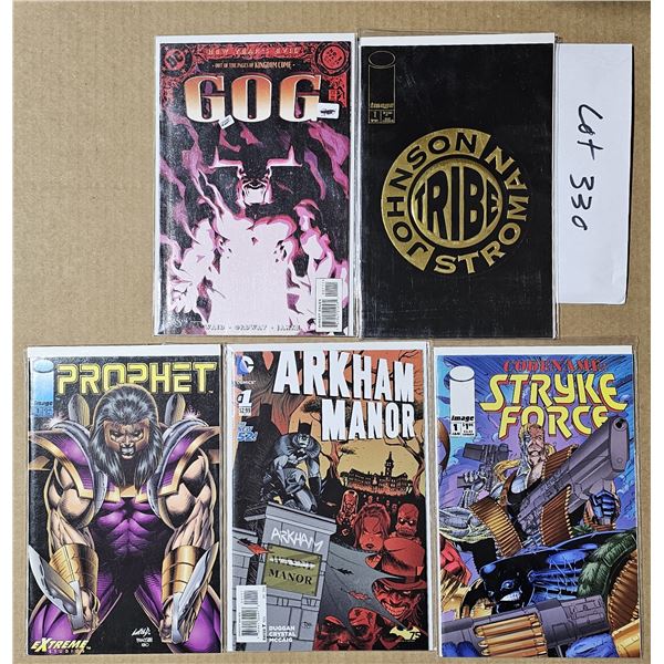 FIVE #1 Comics all NM or mint in Bags and backboards