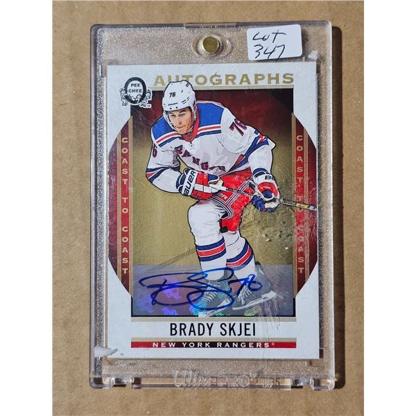2018/19 OPC Coast to Coast Autograph Brady Skjei # A-BS