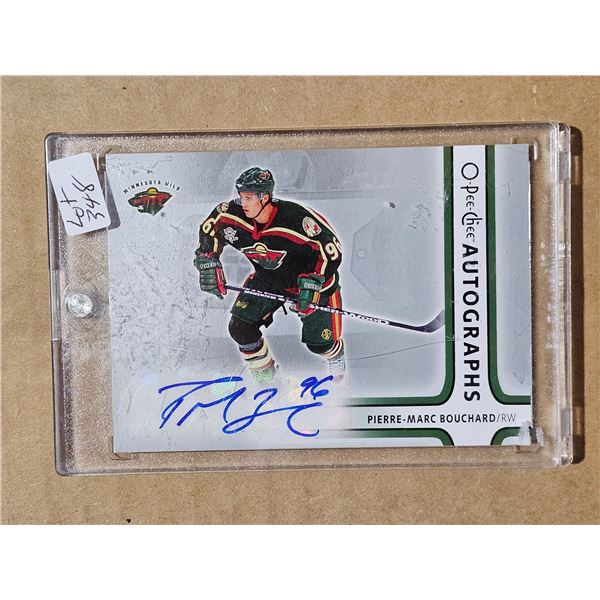 2006/07 OPC Autographs Pierre-Marc Bouchard # A-PB