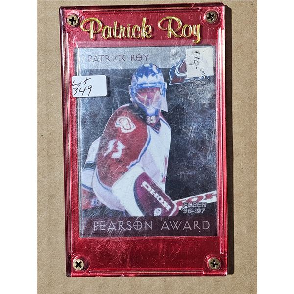 Fleer 96/97 Pearson Award Patrick ROY #9