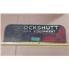 Image 1 : Cockshutt farm equipment original advertising display rack sign- 20" by 6"